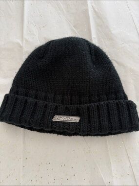 Klim Black Knit Beanie Scull Cap - Men's Winter Hat